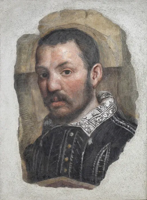 Framed Print : Self-Portrait, 1561-1562. Creator: Gambara, Lattanzio (c. 1530-1574) Framed Print : Self-Portrait, 1561-1562. Creator: Gambara, Lattanzio (c. 1530-1574)