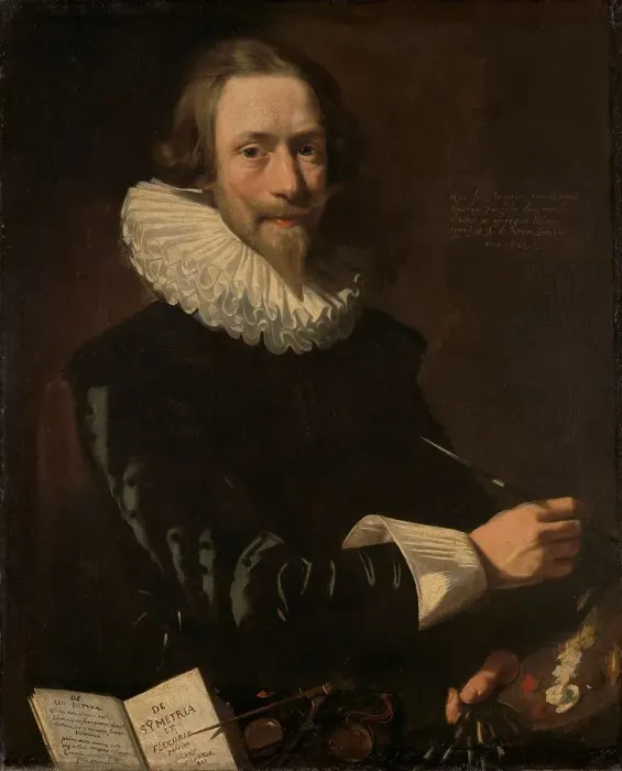 Framed Print : Self-Portrait, 1621. Creator: Abraham de Vries Framed Print : Self-Portrait, 1621. Creator: Abraham de Vries