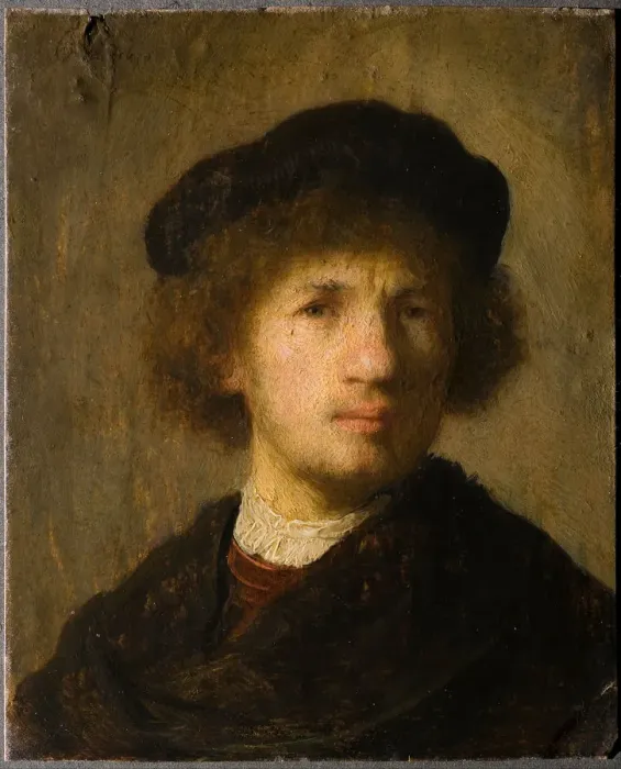 Framed Print : Self-Portrait, 1630. Artist: Rembrandt van Rhijn (1606-1669) Framed Print : Self-Portrait, 1630. Artist: Rembrandt van Rhijn (1606-1669)