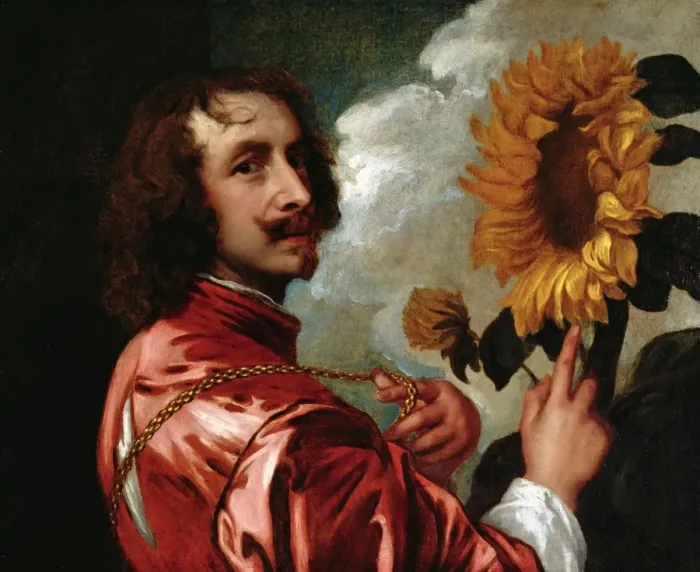 Framed Print : Self-Portrait, after 1633. Artist: Dyck, Sir Anthonis, van (1599-1641) Framed Print : Self-Portrait, after 1633. Artist: Dyck, Sir Anthonis, van (1599-1641)