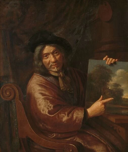 Self-Portrait, 1640-1678. Creator: Pieter Jansz van Asch