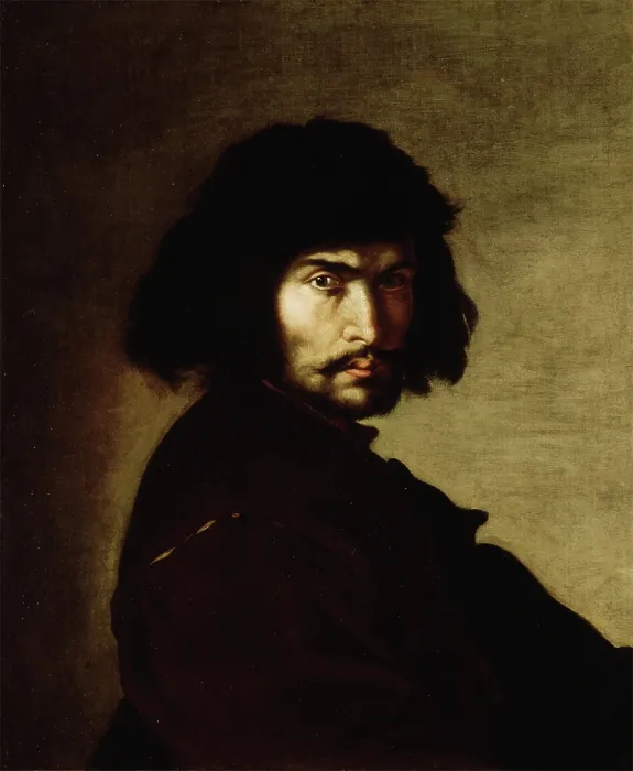 Framed Print : Self-Portrait, 1650s. Creator: Salvator Rosa Framed Print : Self-Portrait, 1650s. Creator: Salvator Rosa