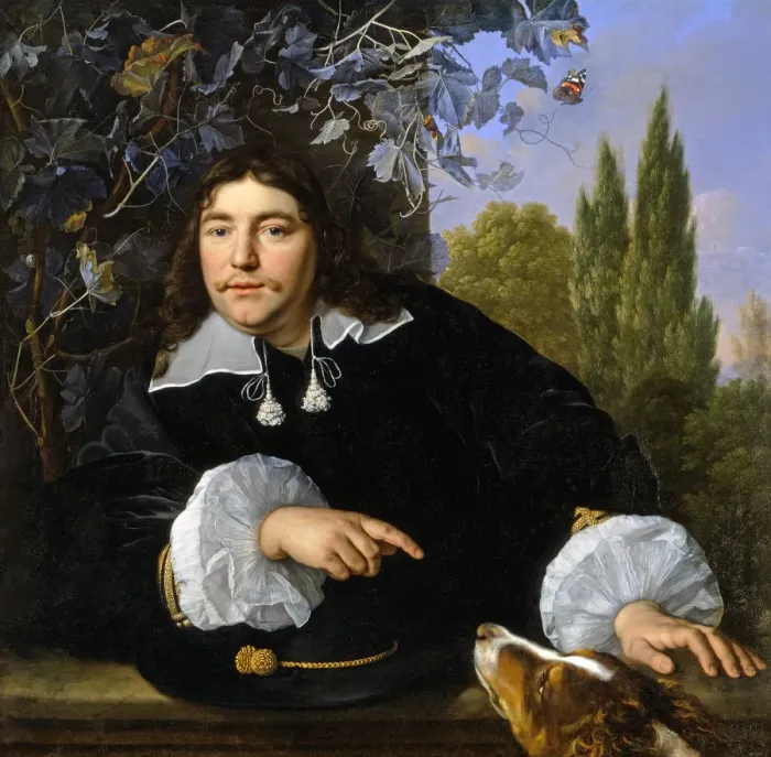 Framed Print : Self-Portrait, 1655. Artist: Helst, Bartholomeus van der (1613-1670) Framed Print : Self-Portrait, 1655. Artist: Helst, Bartholomeus van der (1613-1670)