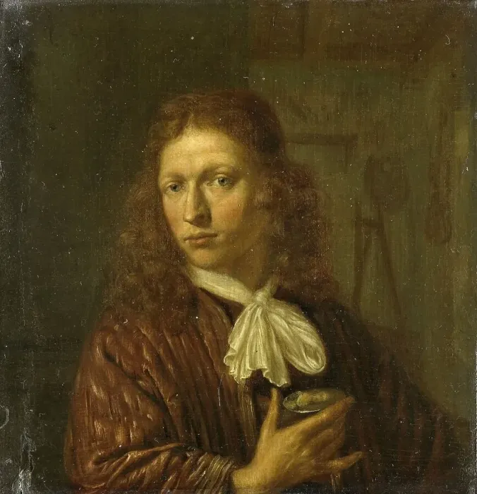 Framed Print : Self Portrait, 1660-1680. Creator: Johannes van Haensbergen Framed Print : Self Portrait, 1660-1680. Creator: Johannes van Haensbergen