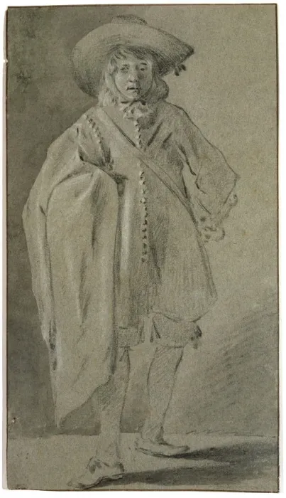 Framed Print : Self-portrait, 1660s. Artist: Moses ter Borch Framed Print : Self-portrait, 1660s. Artist: Moses ter Borch