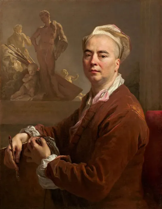 Framed Print : Self-Portrait, 1707. Creator: Nicolas de Largilliere Framed Print : Self-Portrait, 1707. Creator: Nicolas de Largilliere