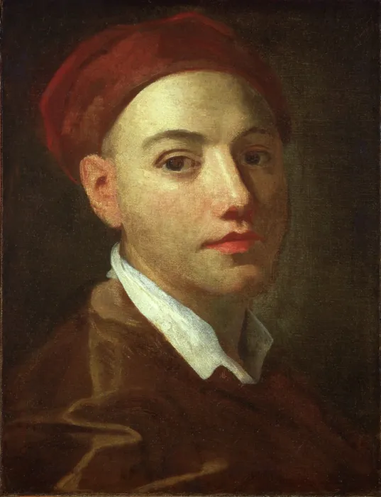 Framed Print : Self-portrait, 1725-1730. Creator: Bonito, Giuseppe (1707-1789) Framed Print : Self-portrait, 1725-1730. Creator: Bonito, Giuseppe (1707-1789)