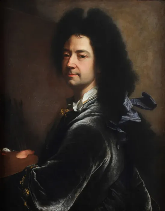 Framed Print : Self-Portrait, 1727. Creator: Rigaud, Hyacinthe Francois Honore (1659-1743) Framed Print : Self-Portrait, 1727. Creator: Rigaud, Hyacinthe Francois Honore (1659-1743)