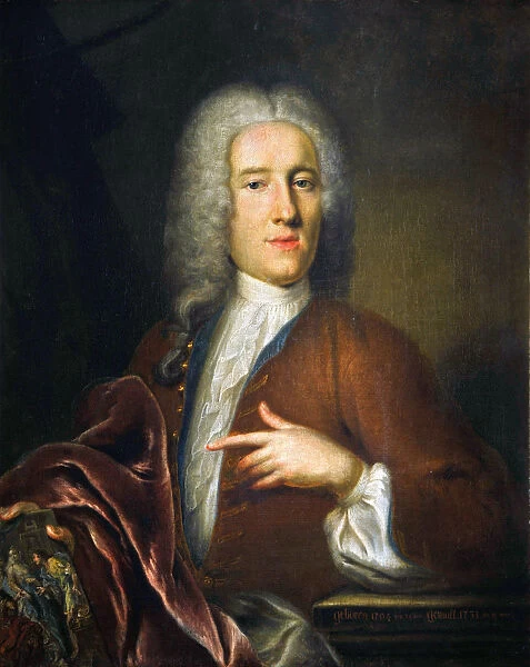 Self-Portrait, 1731. Creator: Platzer, Johann Georg (1704-1761)