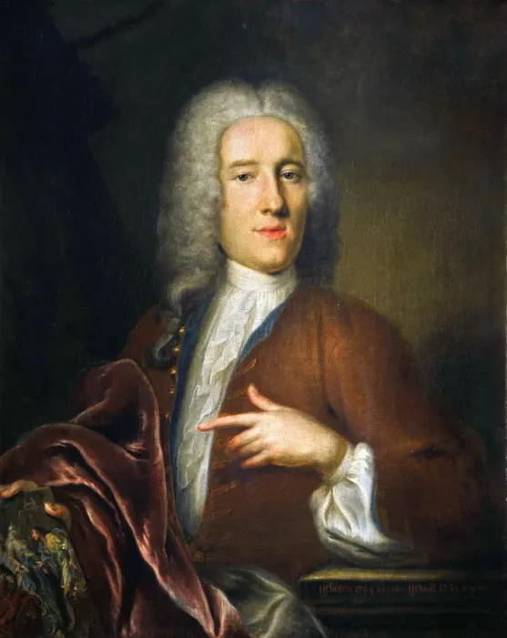Framed Print : Self-Portrait, 1731. Creator: Platzer, Johann Georg (1704-1761) Framed Print : Self-Portrait, 1731. Creator: Platzer, Johann Georg (1704-1761)