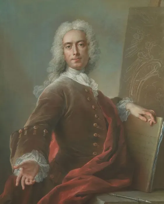 Framed Print : Self-Portrait, 1734. Creator: Charles-Antoine Coypel Framed Print : Self-Portrait, 1734. Creator: Charles-Antoine Coypel