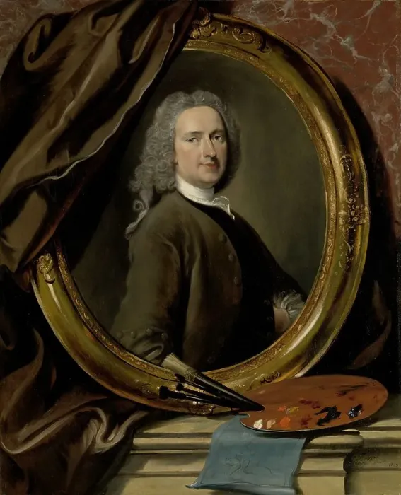Framed Print : Self-portrait, 1739. Creator: Cornelis Troost Framed Print : Self-portrait, 1739. Creator: Cornelis Troost