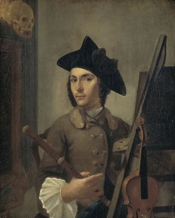 Framed Print : Self-Portrait, 1745-1760. Creator: Gerrit Backhuijzen Framed Print : Self-Portrait, 1745-1760. Creator: Gerrit Backhuijzen