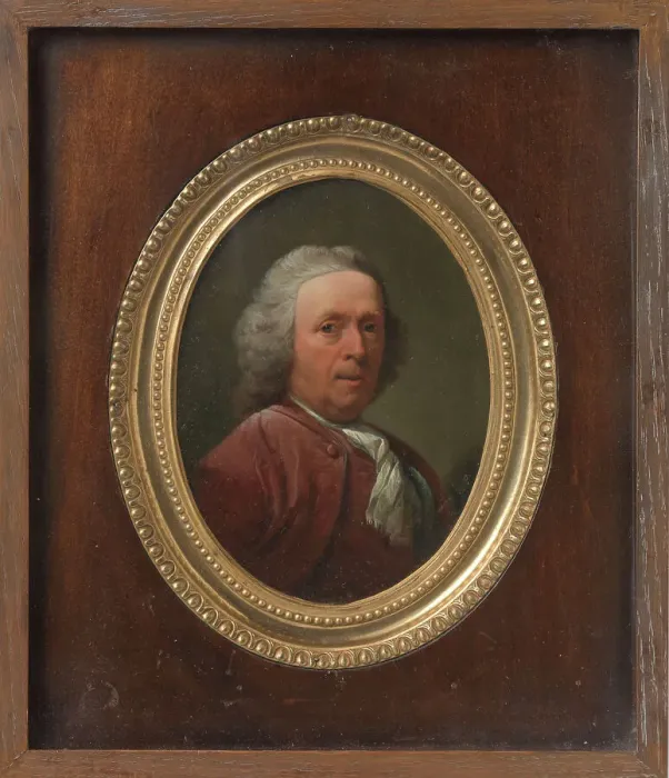 Framed Print : Self-Portrait, 1750-1798. Creator: Dionys van Nijmegen Framed Print : Self-Portrait, 1750-1798. Creator: Dionys van Nijmegen