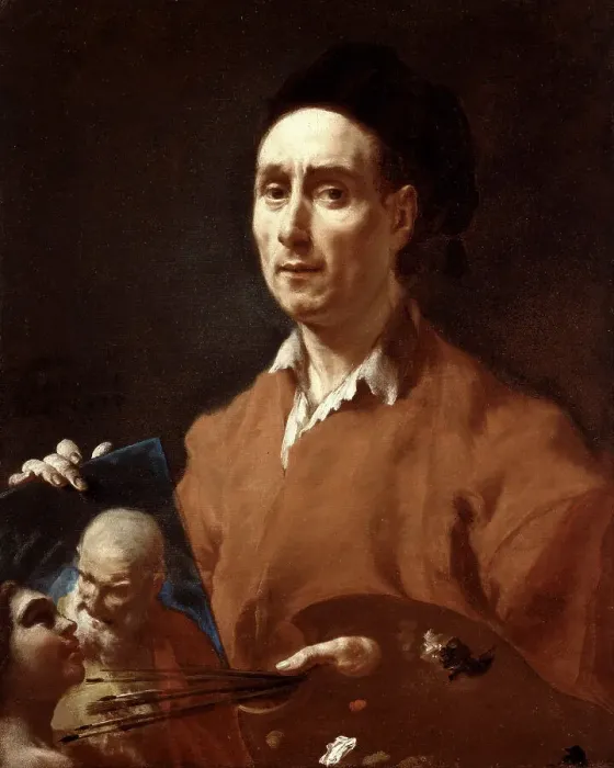 Framed Print : Self-Portrait, 1756. Creator: Capella, Francesco (1711-1784) Framed Print : Self-Portrait, 1756. Creator: Capella, Francesco (1711-1784)