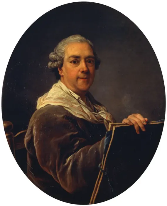 Framed Print : Self-portrait, 1762. Artist: Carle van Loo Framed Print : Self-portrait, 1762. Artist: Carle van Loo
