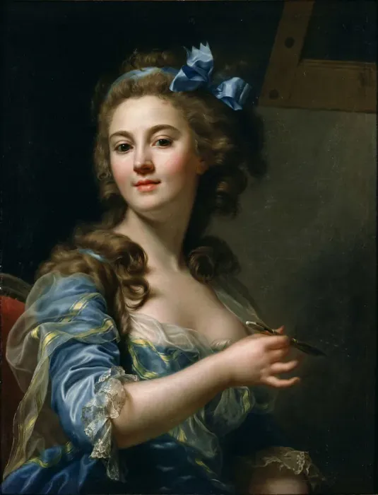 Framed Print : Self-Portrait, 1783. Artist: Capet, Marie-Gabrielle (1761-1818) Framed Print : Self-Portrait, 1783. Artist: Capet, Marie-Gabrielle (1761-1818)
