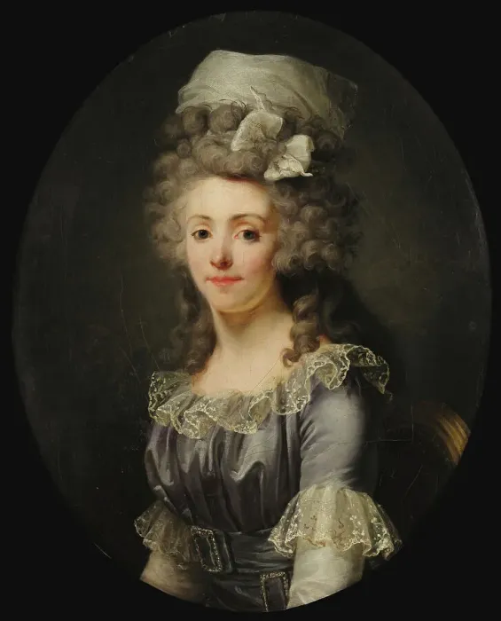Framed Print : Self-portrait, 1790. Creator: Duvivier, Aimée (1766-c. 1852) Framed Print : Self-portrait, 1790. Creator: Duvivier, Aimée (1766-c. 1852)
