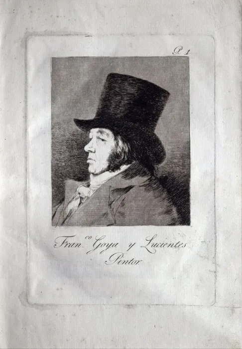 Framed Print : Self-Portrait, 1799. Artist: Goya, Francisco, de (1746-1828) Framed Print : Self-Portrait, 1799. Artist: Goya, Francisco, de (1746-1828)