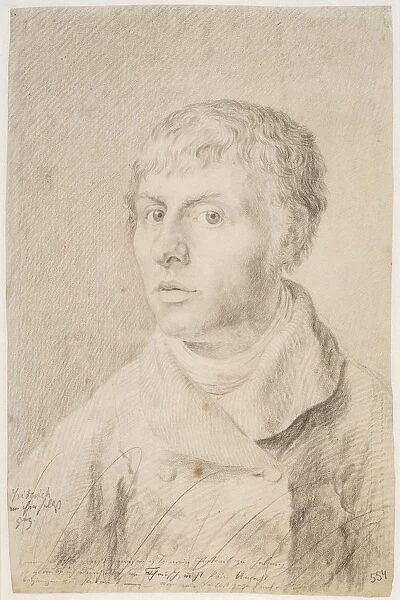 Self-Portrait, 1800. Artist: Friedrich, Caspar David (1774-1840)