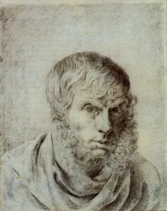 Framed Print : Self-Portrait, 1810. Creator: Friedrich, Caspar David (1774-1840) Framed Print : Self-Portrait, 1810. Creator: Friedrich, Caspar David (1774-1840)