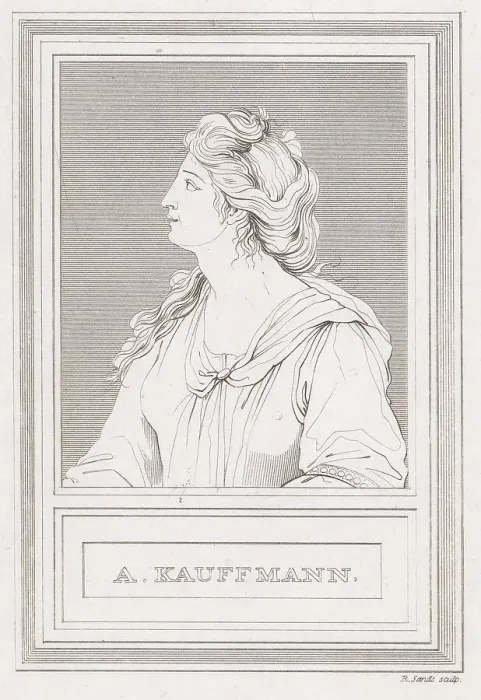 Framed Print : Self portrait, 1811. Creator: Angelica Kauffman Framed Print : Self portrait, 1811. Creator: Angelica Kauffman