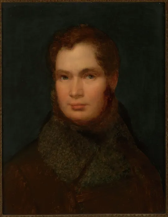 Framed Print : Self-Portrait, 1830-1835. Creator: Wojciech Kornel Stattler Framed Print : Self-Portrait, 1830-1835. Creator: Wojciech Kornel Stattler