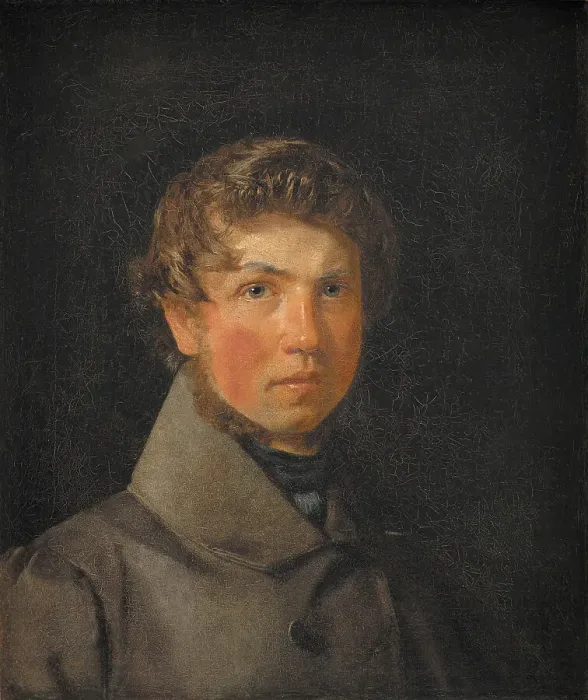 Framed Print : Self-Portrait, 1831-1834. Creator: Christen Købke Framed Print : Self-Portrait, 1831-1834. Creator: Christen Købke