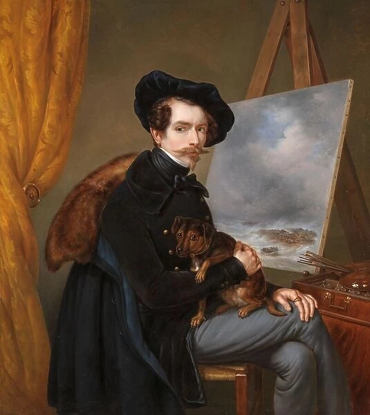 Self-Portrait, 1838. Creator: Johan Hendrick Louis Meijer