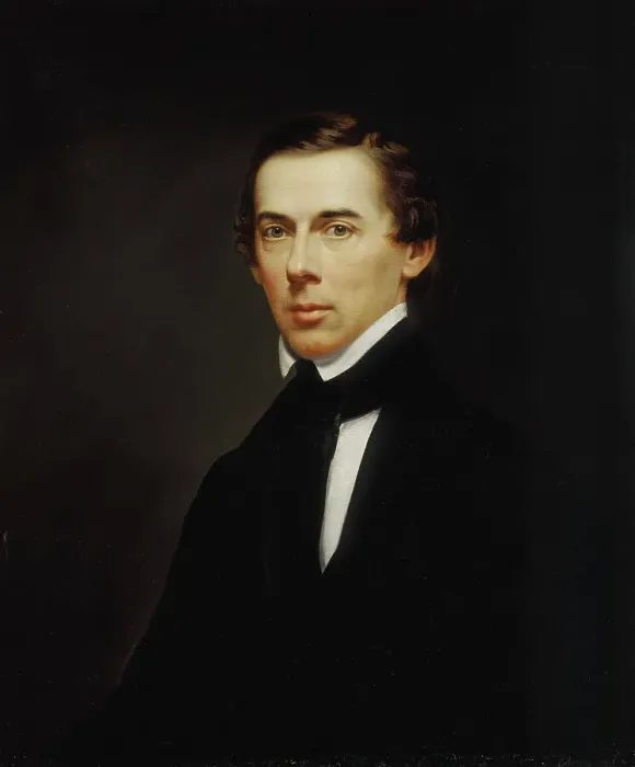 Framed Print : Self-portrait, 1849. Creator: Frederick R. Spencer Framed Print : Self-portrait, 1849. Creator: Frederick R. Spencer