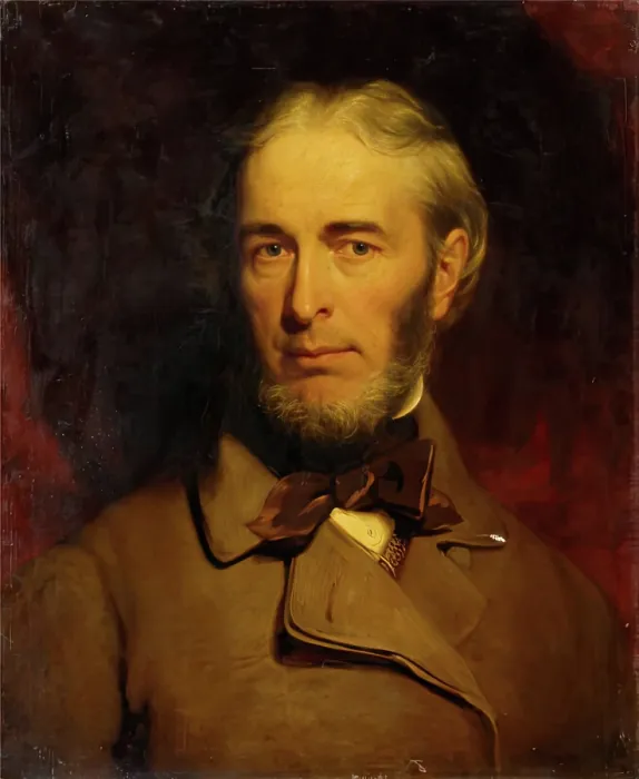 Framed Print : Self Portrait, 1850-1870. Creator: James William Giles Framed Print : Self Portrait, 1850-1870. Creator: James William Giles