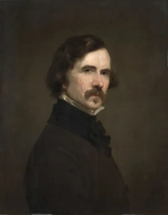 Framed Print : Self-Portrait, 1852. Creator: George Peter Alexander Healy (American, 1813-1894) Framed Print : Self-Portrait, 1852. Creator: George Peter Alexander Healy (American, 1813-1894)
