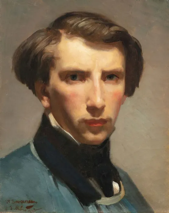 Framed Print : Self-Portrait, 1853. Creator: Bouguereau, William-Adolphe (1825-1905) Framed Print : Self-Portrait, 1853. Creator: Bouguereau, William-Adolphe (1825-1905)