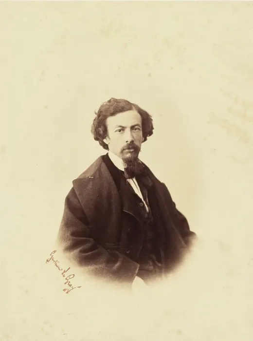 Framed Print : Self-portrait, about 1855. Creator: Gustave Le Gray Framed Print : Self-portrait, about 1855. Creator: Gustave Le Gray