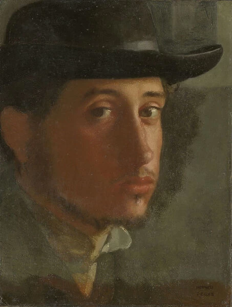 Self-Portrait, 1857. Artist: Degas, Edgar (1834-1917)