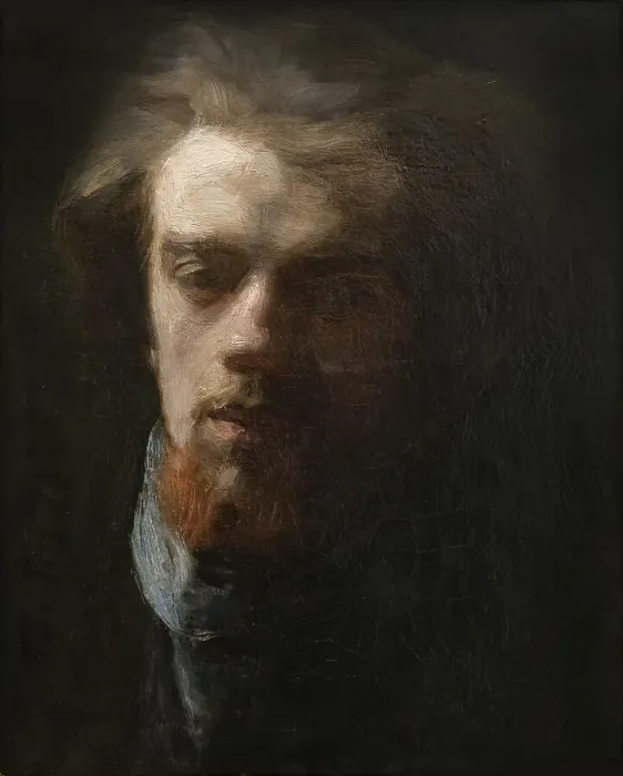 Framed Print : Self-portrait, 1860. Creator: Fantin-Latour; Henri (1836-1904) Framed Print : Self-portrait, 1860. Creator: Fantin-Latour; Henri (1836-1904)