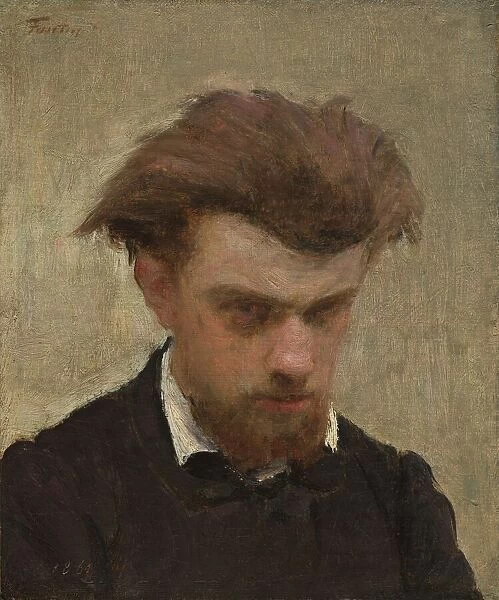 Self-Portrait, 1861. Creator: Henri Fantin-Latour