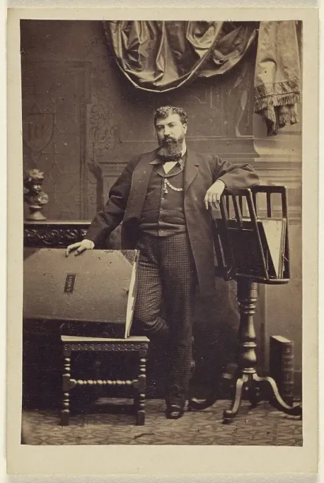 Framed Print : Self-portrait, about 1863. Creator: Camille Silvy Framed Print : Self-portrait, about 1863. Creator: Camille Silvy