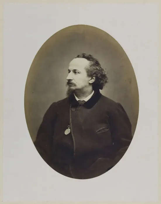Framed Print : Self-Portrait, 1864. Creator: Carjat, Etienne (1828-1906) Framed Print : Self-Portrait, 1864. Creator: Carjat, Etienne (1828-1906)