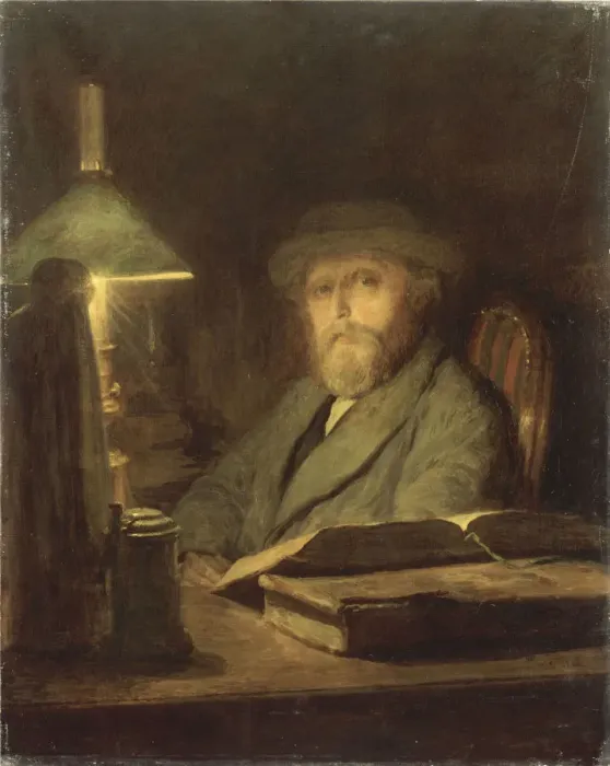 Framed Print : Self-Portrait, 1866 Framed Print : Self-Portrait, 1866