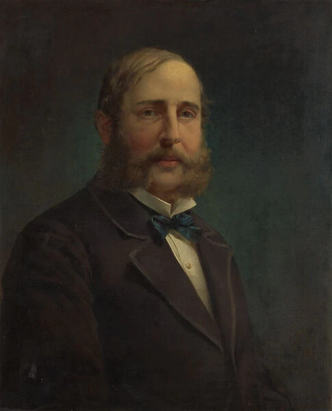 Self-portrait, 1870-80. Creator: Jacob Hart Lazarus