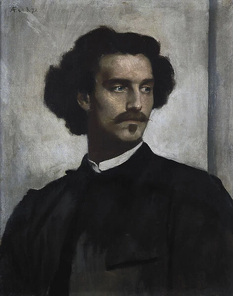 Self-Portrait, 1873. Artist: Feuerbach, Anselm (1829-1880)