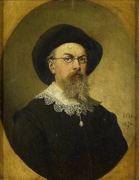 Self Portrait, 1876. Creator: Hendrik Hollander