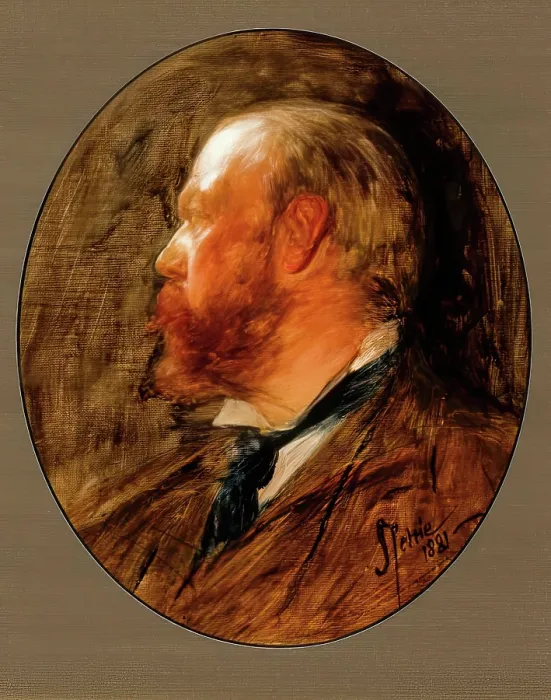 Framed Print : Self Portrait, 1881. Creator: John Pettie Framed Print : Self Portrait, 1881. Creator: John Pettie