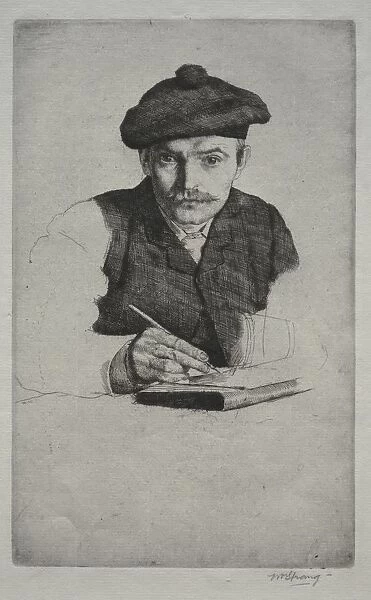Self-Portrait, 1885. Creator: William Strang (British, 1859-1921)