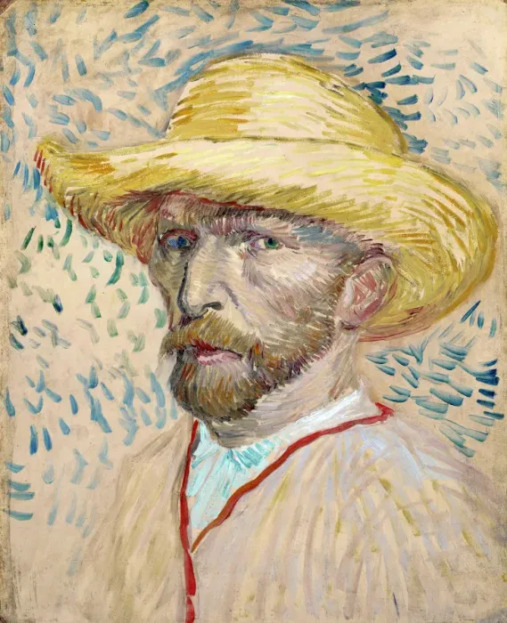 Framed Print : Self-portrait, 1887. Artist: Gogh, Vincent, van (1853-1890) Framed Print : Self-portrait, 1887. Artist: Gogh, Vincent, van (1853-1890)