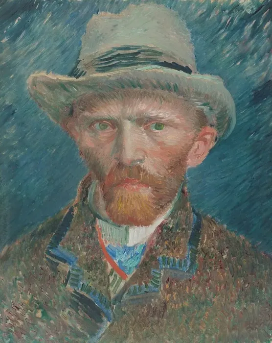 Framed Print : Self-portrait, 1887. Creator: Vincent van Gogh Framed Print : Self-portrait, 1887. Creator: Vincent van Gogh