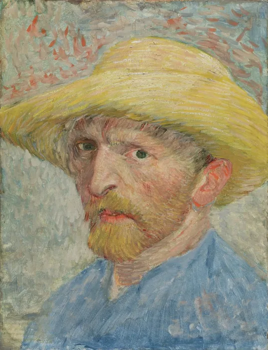 Framed Print : Self-Portrait, 1887. Creator: Vincent van Gogh Framed Print : Self-Portrait, 1887. Creator: Vincent van Gogh