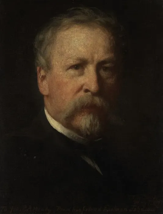 Framed Print : Self-Portrait, 1889. Creator: Eastman Johnson Framed Print : Self-Portrait, 1889. Creator: Eastman Johnson