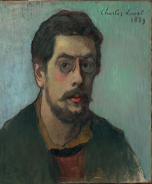 Self-portrait, 1889. Creator: Laval, Charles (1862-1894)
